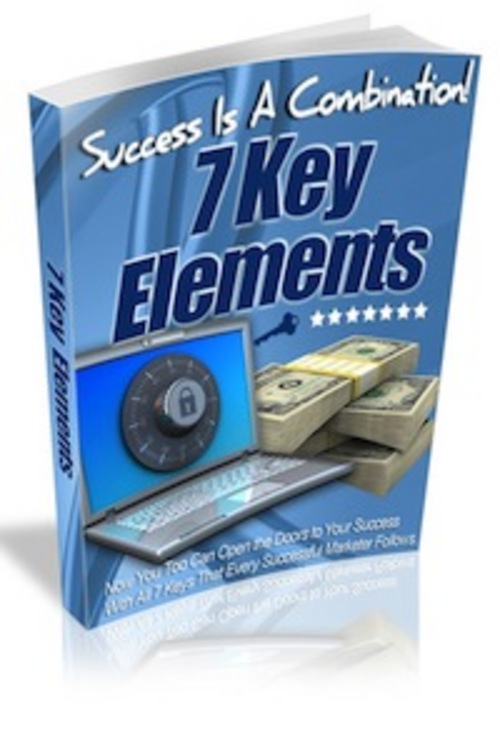 Product picture Success Is A Combination 7 Key Elements